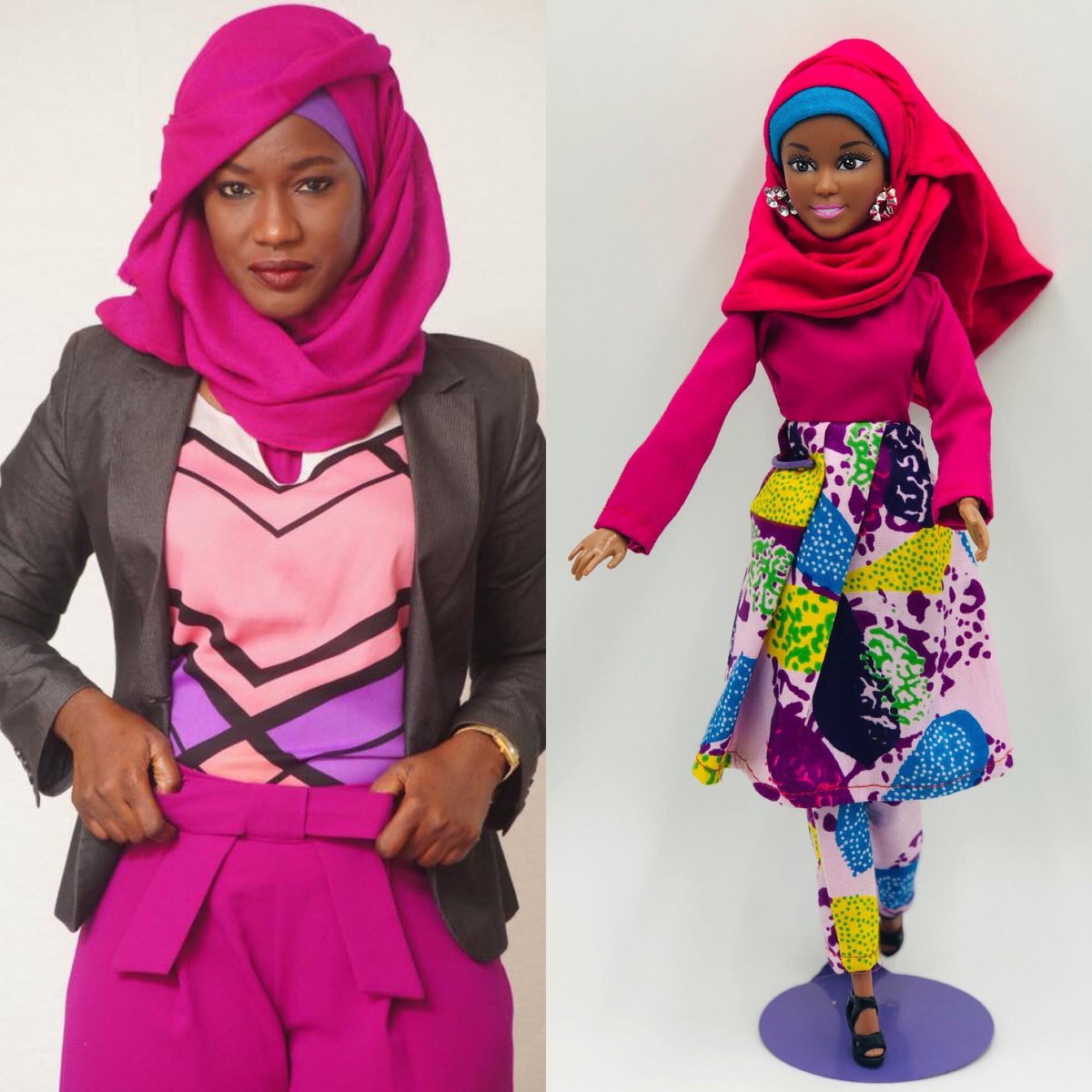 #Alyfa
La maison de jouets Alyfa, Inc vient de lancer une poupée voilée. Il paraît qu’elle est ma copie. Vrai ou faux?
@Alyfa