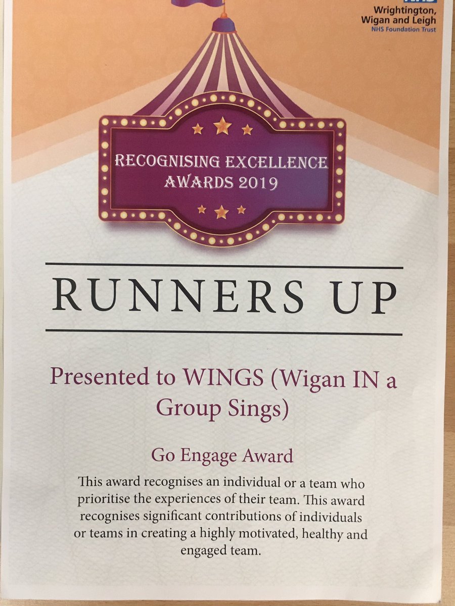Delighted to have our #certificate today #runnerup #goengage <a href="/WWLNHS/">WWL NHS</a> #REAwards19 @Deborah16979439 <a href="/sunandacarruth1/">sunanda carruthers</a> <a href="/vjstevens8/">veronika stevens</a> <a href="/jboardman2014/">Jane B</a> <a href="/RevAnneEdwards/">Anne Edwards</a>