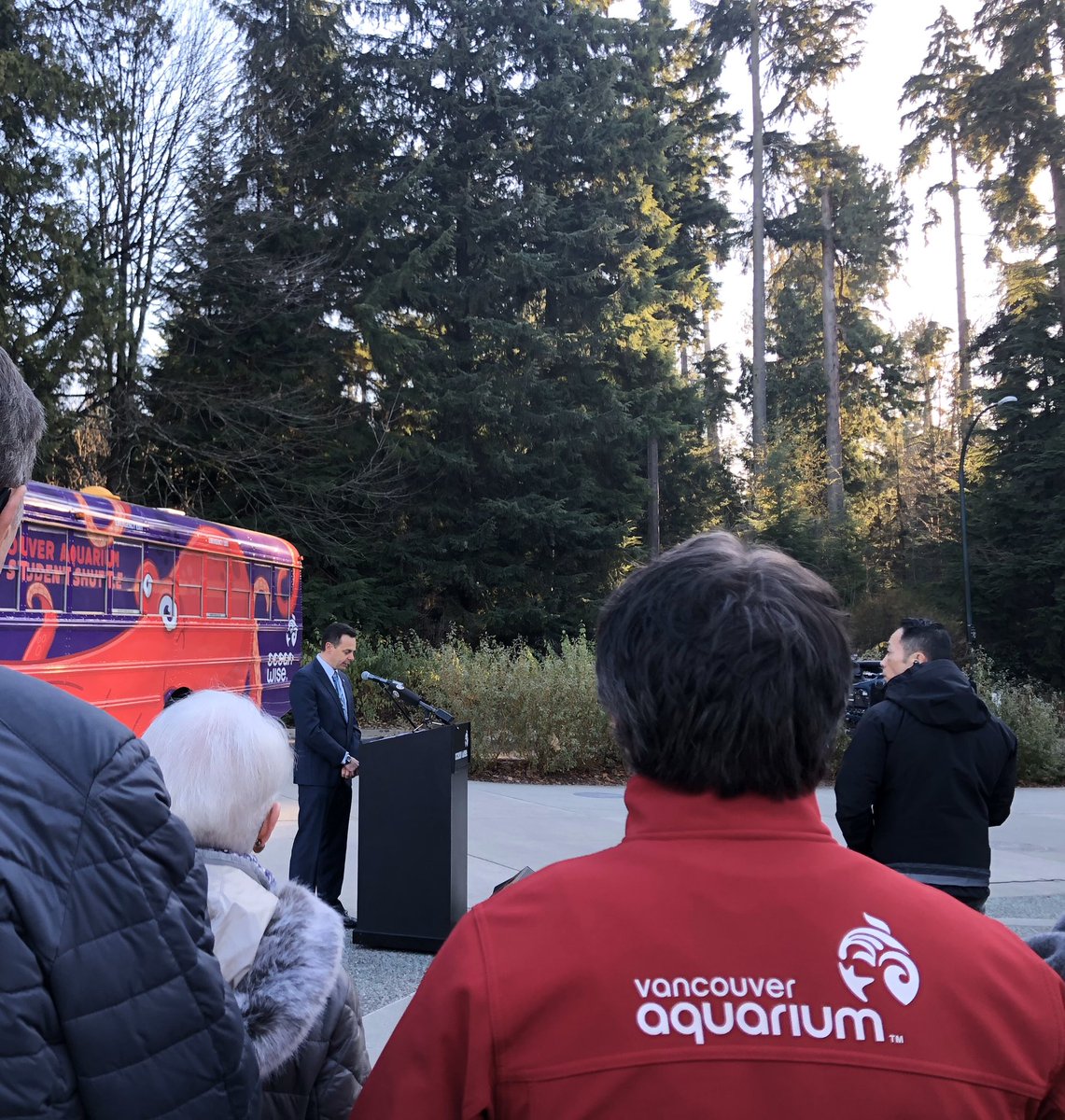 d_strecko's tweet photo. So excited, inspired and proud to be of @OceanWise launching it’s free student shuttle. Reducing barriers for youth accessing #oceanliteracy. #supportoceanlearning #octobus https://t.co/UcDavV2ohu
