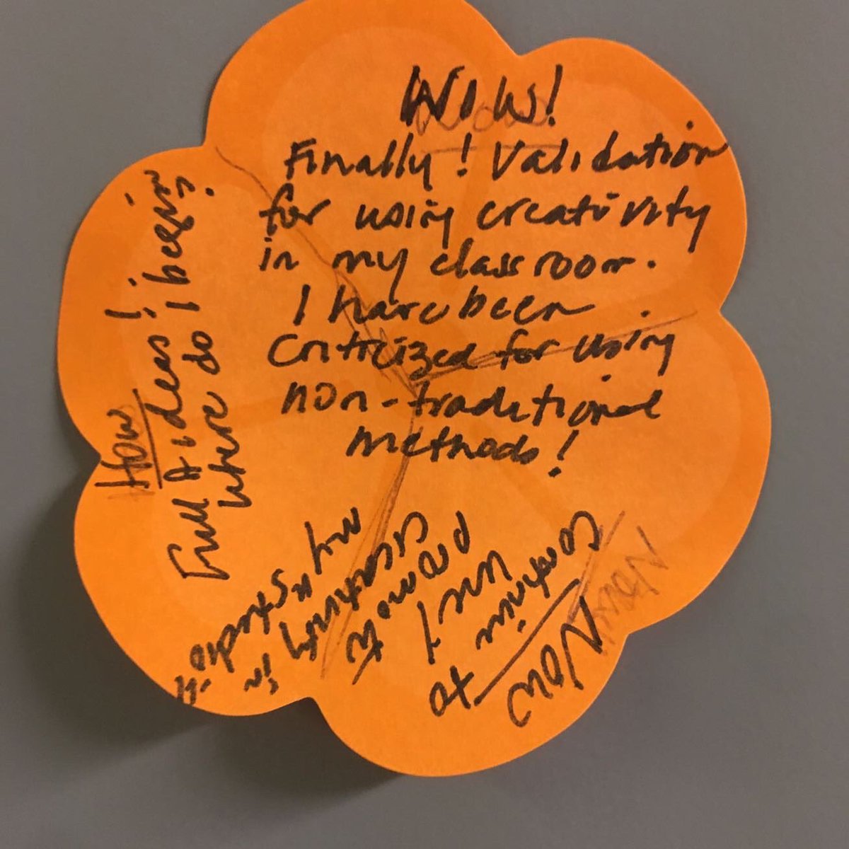 amyburvall's tweet image. Tickled to have had the opportunity to keynote and workshop about #creativity #rigorouswhimsy and @IntentionBook yesterday w/Catholic Schools of Victoria #bced - lovely reflections for “Wow/How/Now”