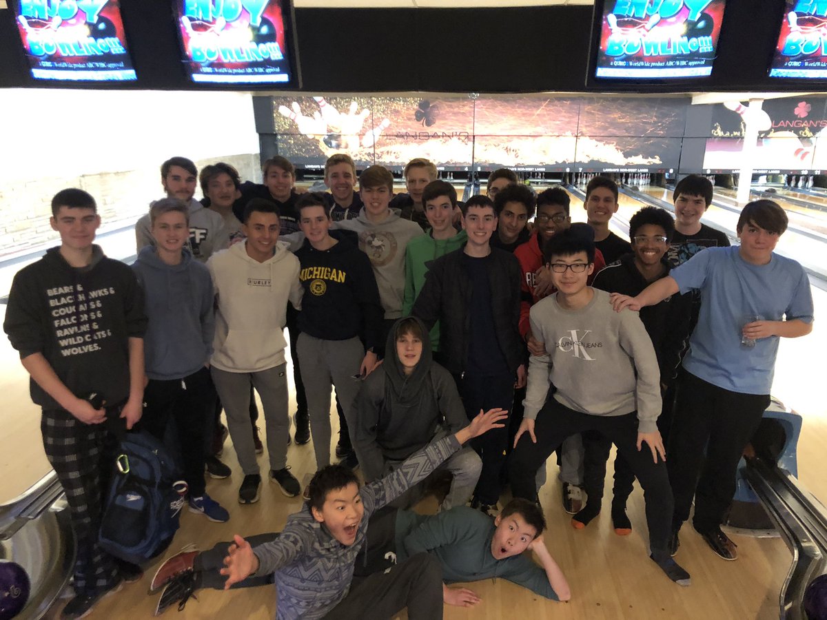 The team had a great time bowling today 🎳 #enjoyingthebreak