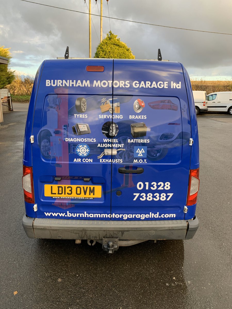 BurnhamMotors's tweet photo. Thanks to Rob @All Signs (Kings Lynn) Ltd for our new wrap design on our Ford company van. All arranged and sorted by Dan @ukvansolutions. Great service from all. 🚐 https://t.co/s1hcFNaji0