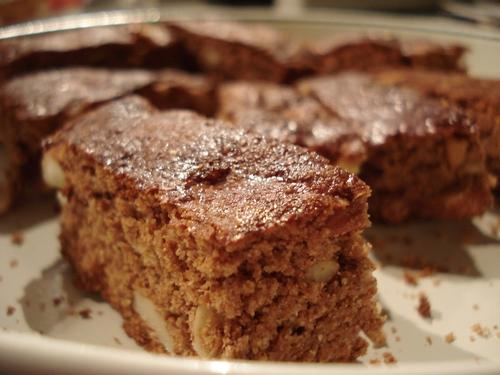 The introduction of baking powder in the 19th century broadened the range of Lebkuche, leading to airier more cake-like varieties, like Berliner Brot or my mum's delicious Feine Schnitten.