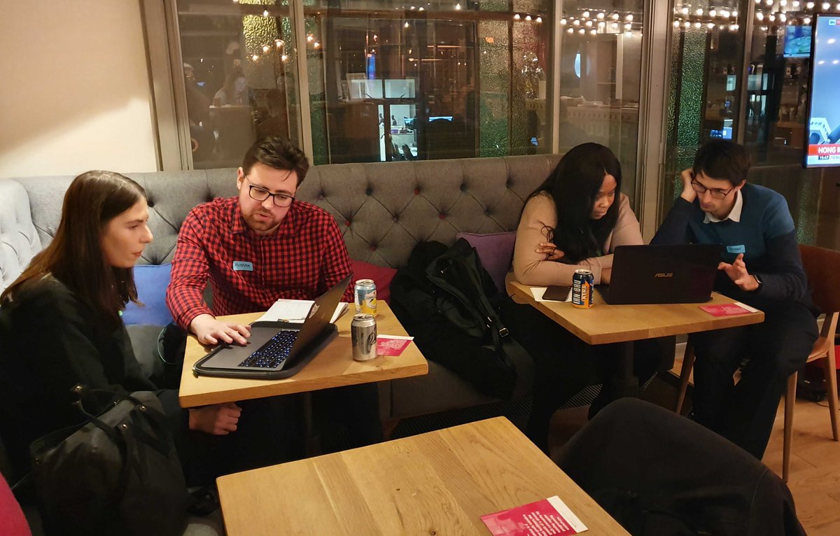 codebarGlasgow's tweet photo. Huge thanks to @itisoncom for hosting us at their fabulous office last night! Fantastic to see so many new faces joining us!

That was our last event of 2019, but we look forward to seeing you all in 2020 for lots more coding! https://t.co/7pWK8FJJ0V