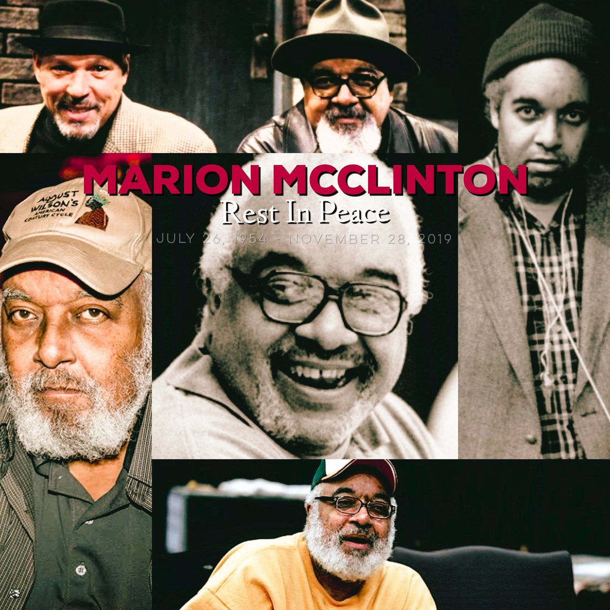 And the world of #augustwilson shall never be the same...RIP #MarionMcClinton...😢
