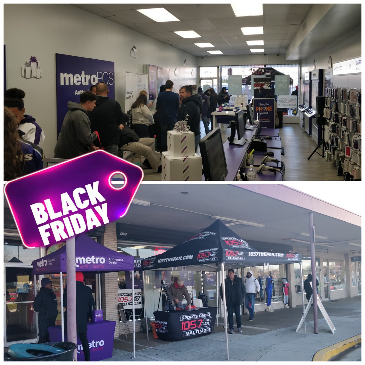 GWBawa's tweet photo. Full house at our Lochraven store. #BlackFriday #MetrobyTmobile https://t.co/0nrPU3nn4N