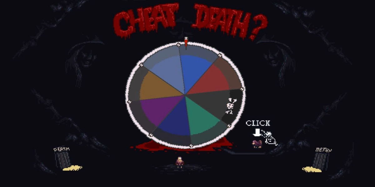 nogravitydevs's tweet photo. Cheating Death?! Haha, no way! You can't che... or maybe? In Death's Hangover even death is not final - try again!

#Death #Hangover #Dark #Darkness #Fun #Funny #Gothic #DarkHumor #Retro #RetroGaming #Gamers #Gaming #IndieGames #IndieDev #nintendo #Switch https://t.co/9KXxFaNzBJ