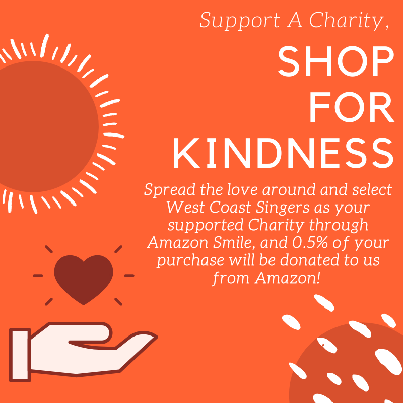wcsla1's tweet photo. It's #BlackFriday, if you find yourself shopping on Amazon today make sure you use Amazon Smile. At no cost to you, go to https://t.co/e5CSyZRI9X choose us as your supported charity, and shop as normal. It's that easy! #wcsla #lgbtqchorus #charitableorg #communityarts #DTLA https://t.co/eTyQDFdY7f