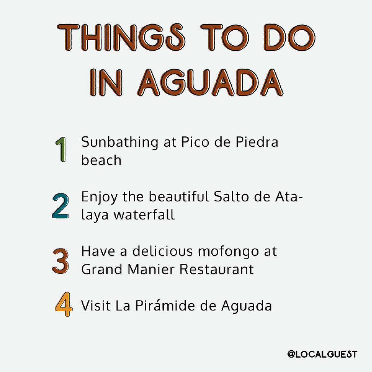 localguestpr's tweet photo. Are you looking for things to do this weekend? Check out the things you can do in these 4 towns in the island #localguest https://t.co/nnVA6Qah4g