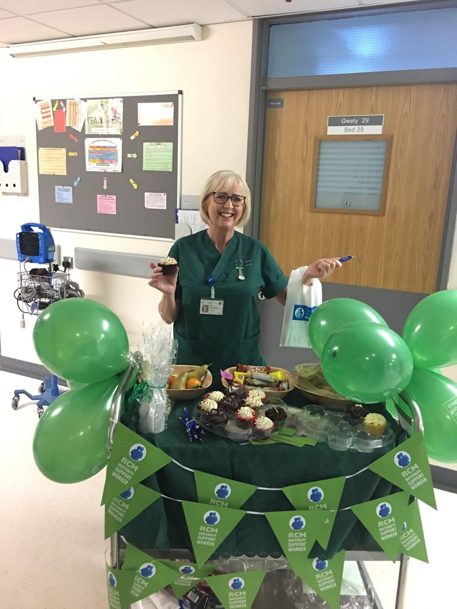 CardiffRCMbranc's tweet photo. Well what a trolley dash!!....Thank you to all our Support Workers for everything you do 💕💕💕 #MSWWeek2019 @CV_UHB @cavcw @MidwivesRCM https://t.co/SV5V7VEjfC