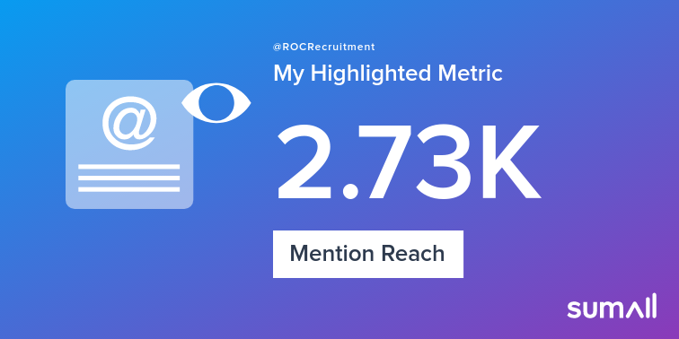 My week on Twitter 🎉: 2 Mentions, 2.73K Mention Reach. See yours with sumall.com/performancetwe…