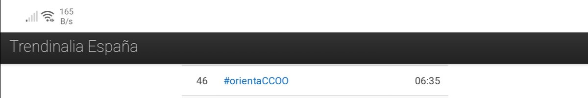 SheylaAcosta82's tweet photo. Lo conseguimos... #ORIENTACCOO @EnriqueBorrell
Trending topics número 46 de España de hoy 29 de noviembre, gracias por compartir 😊 https://t.co/wAn0Kkvk1Z