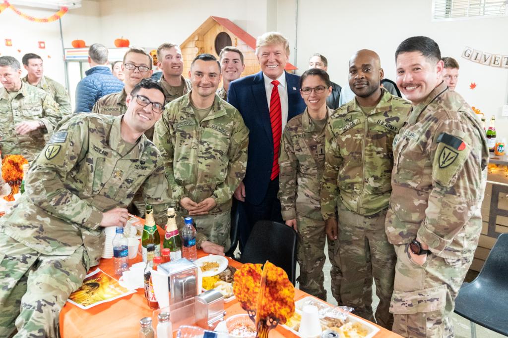WhiteHouse45's tweet photo. "The men and women of our military are totally loyal to our country. And every day I am President, America will always be totally loyal to you." — President @realDonaldTrump https://t.co/ZHGWo7XDKR