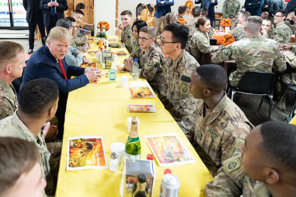 WhiteHouse45's tweet photo. "The men and women of our military are totally loyal to our country. And every day I am President, America will always be totally loyal to you." — President @realDonaldTrump https://t.co/ZHGWo7XDKR