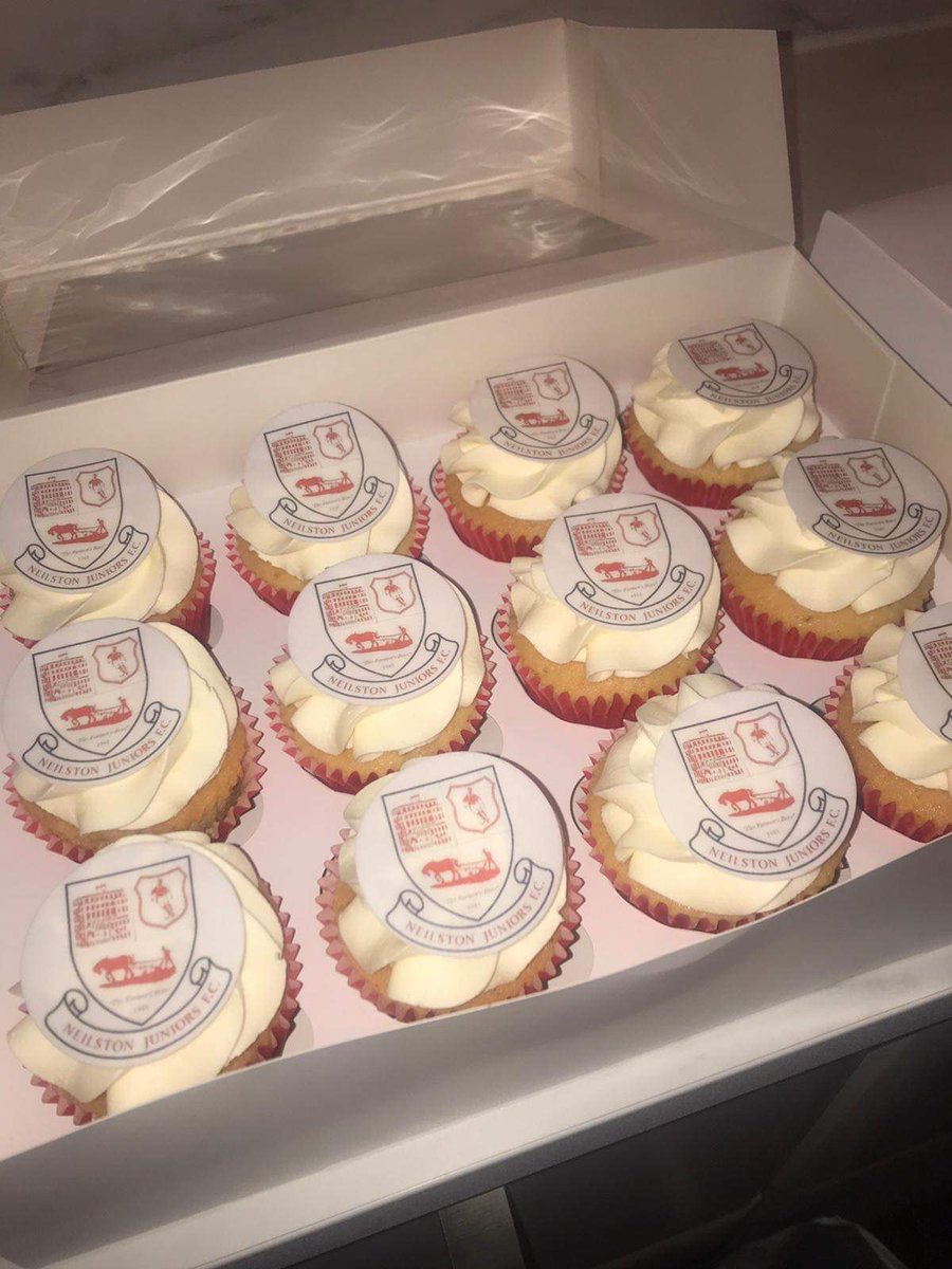 The Neilston 05 &amp; 06 squads are proudly representing the village in the Amsterdam Cup next May. To help raise funds to get over, the Neilston Juniors Youth Academy will be selling these from their stall at the Barrhead Christmas Fayre tomorrow. Has a cake ever looked so good?