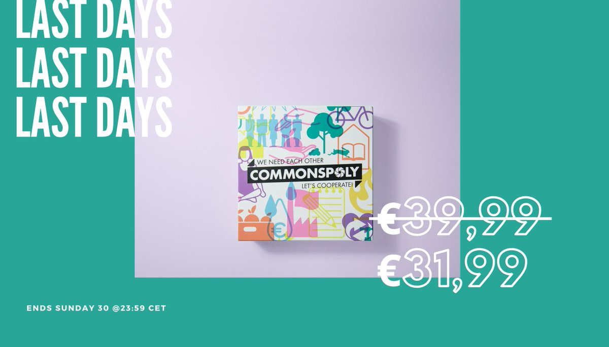commonspoly's tweet photo. Only a few more #commonspoly units left
⠀
Celebrate this Fair Saturday with us, 20% off
⠀
🎲 Master’s Guide in English, Español, Français, Português. Download them for free at the website https://t.co/57J10fKLky