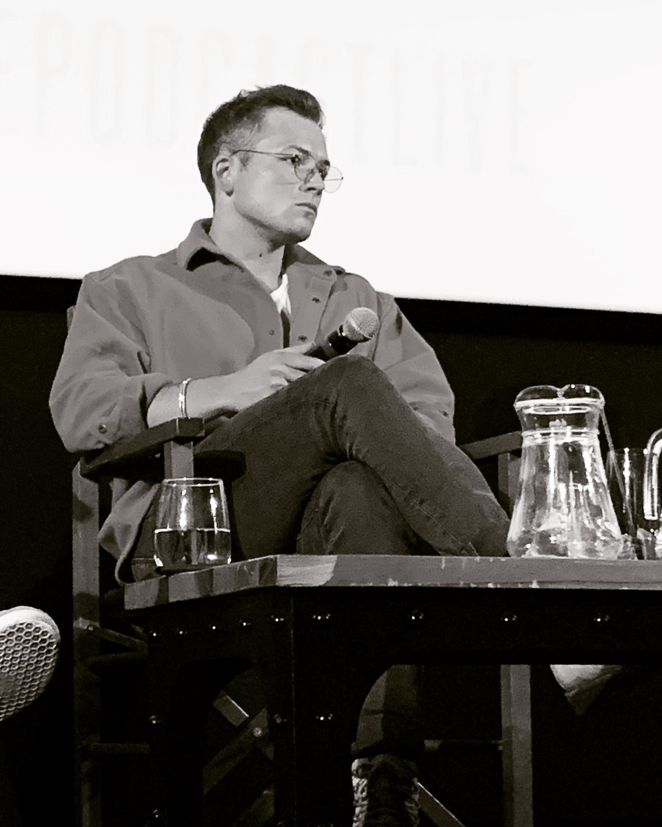 A few more photos from the amazing #empirepodcastlive evening with @TaronEgerton and @Dexfletch at the @CentralPictureH
