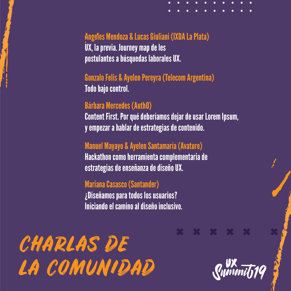 IDF_BsAs's tweet photo. ¡NUEVO! En este UX Summit: Charlas de la comunidad.
Además de los #keynotes y #workshops, la comunidad de #UX comparte sus experiencias y conclusiones en charlas de 20 minutos llenas de magia 💫
.
.
.
Falta muy poco #uxsummit19 #vuelveelcactus https://t.co/InYcleea1s