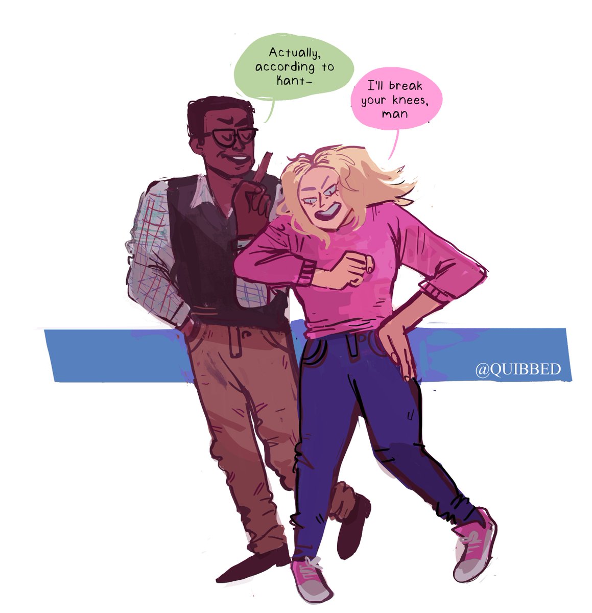do chidi anagonye and eleanor shellstrop know that i love them 