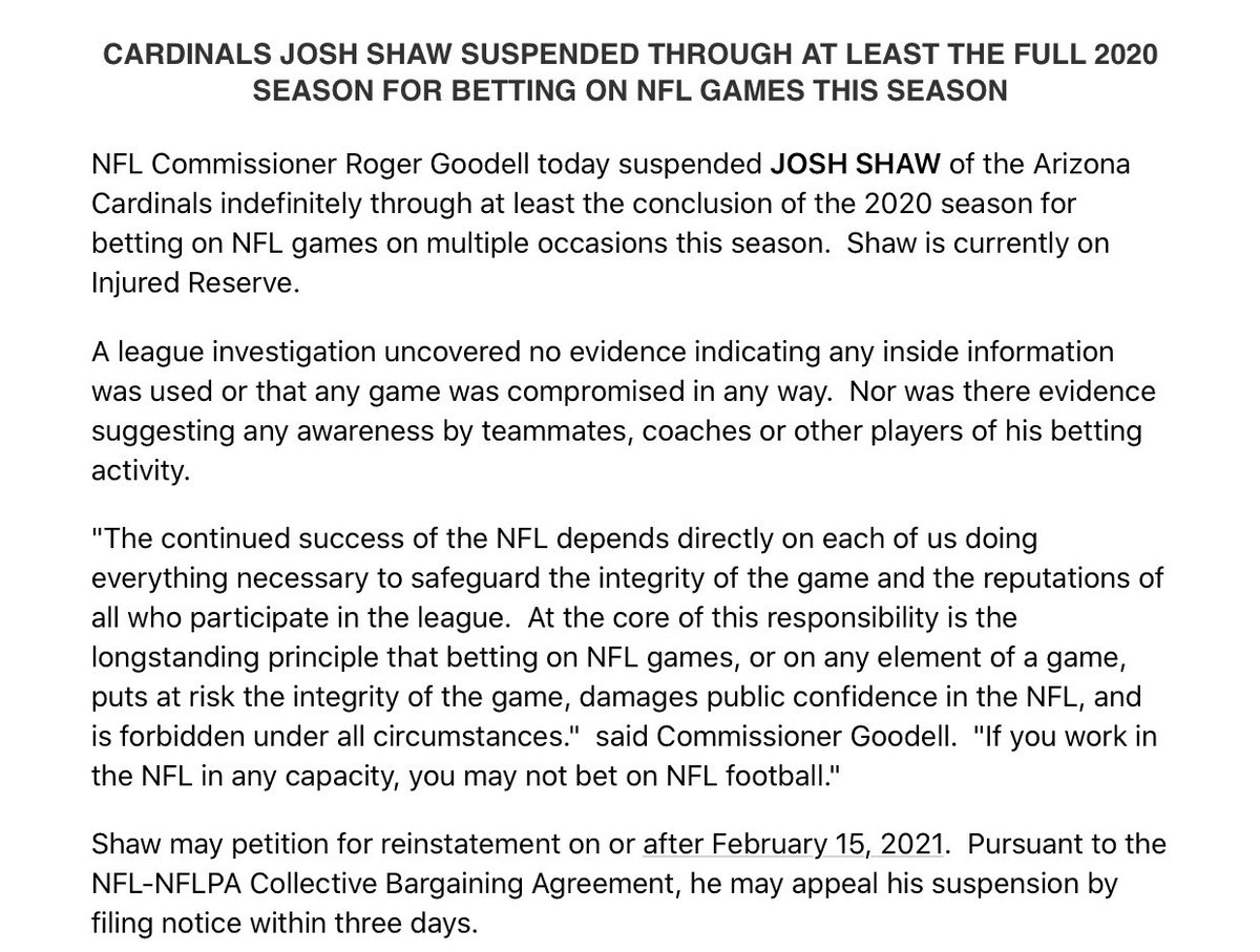 Tom Pelissero On Twitter The Cardinals Josh Shaw Has