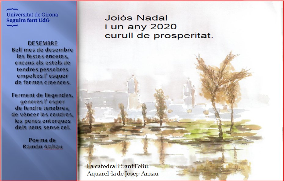 Nadala 2019. CASFU  Seguim fent UdG.