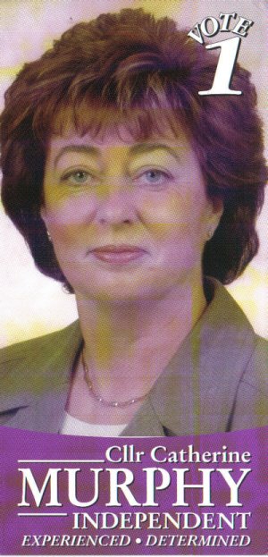 In the 2005 Kildare North By-Election Catherne Murphy became the second ever female Independent candidate elected at a by-election.