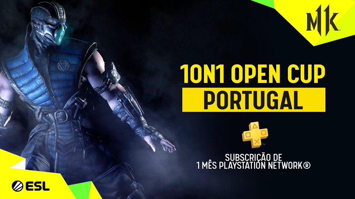 🔶 Amanhã chega a tua casa a primeira 3on3 Open Cup de #MortalKombat11. Participa e habilita-te a ganhar 1 mês de PSN Plus! 

➡ bit.ly/MK11open1