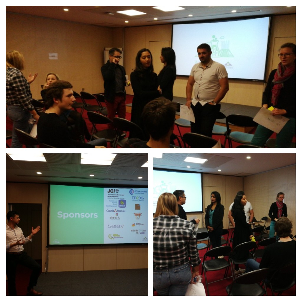 ManueBoudet's tweet photo. Le @SWCergypontoise est lancé ! 🚀 Anouk, Fabrice, Candice, Alexis, Véronique et Joseph ont proposé leur projet. Les équipes formées sont déjà au travail ⚒️
#stratupweekend
@CCI_95 @CreditMutuel @enedis @macif https://t.co/7iSUec98jT