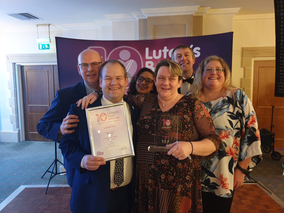 Bushmead_Hub's tweet image. Wow! Community project of the year!!! @love_luton awards!!!