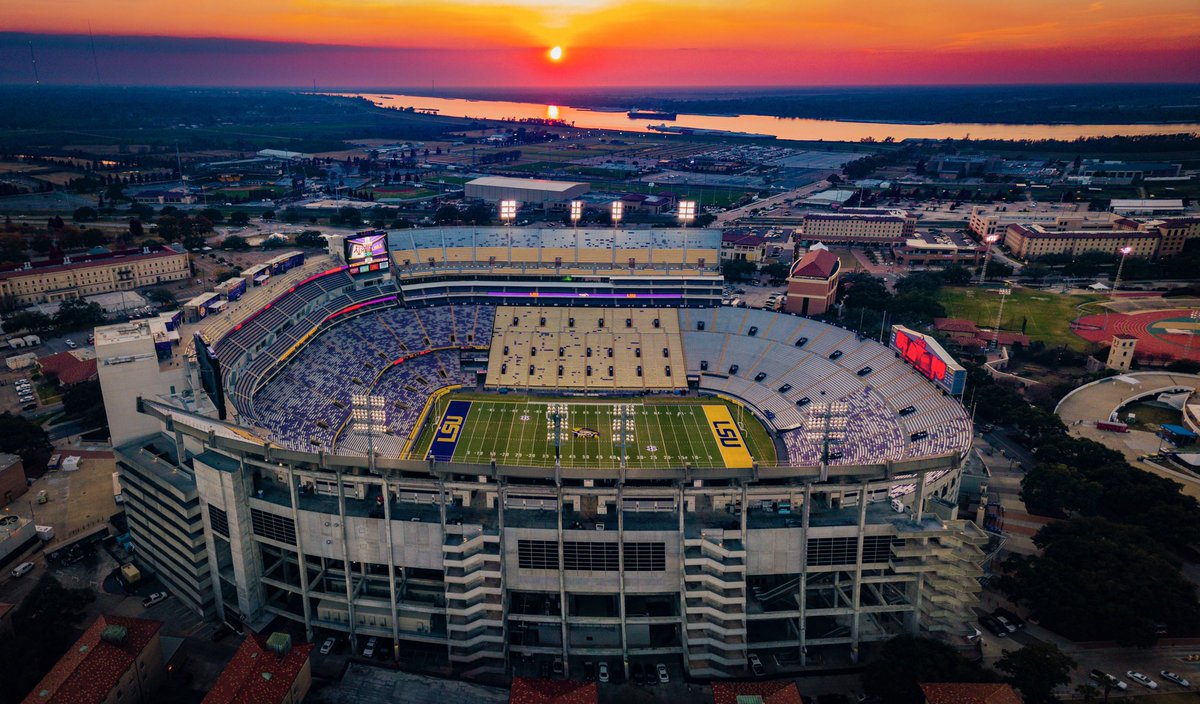 LSUfootball's tweet image. It’s Different When That Sun Sets