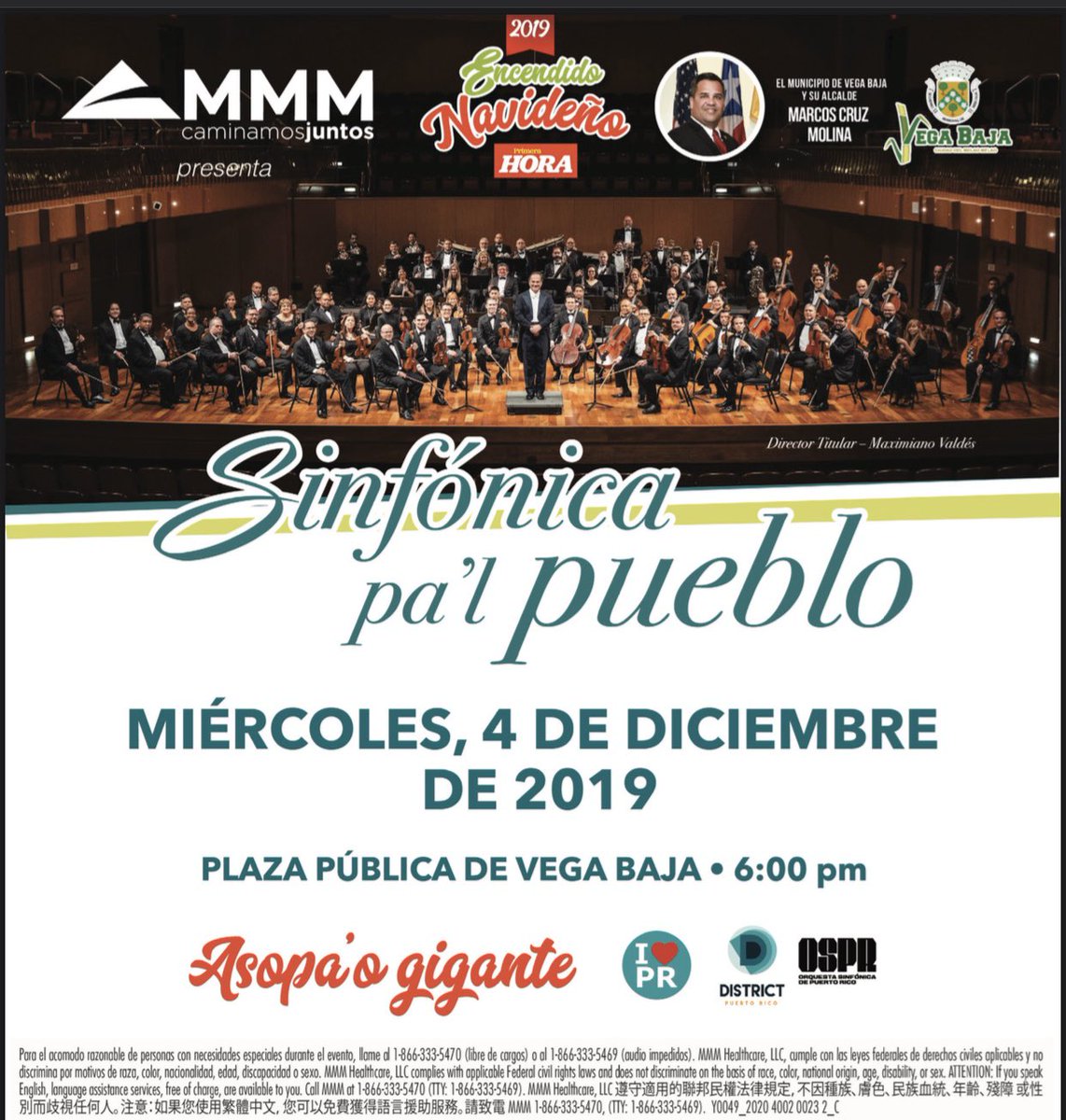 Municipio Vega Baja S Tweet Orquesta Sinfonica En Vega Baja