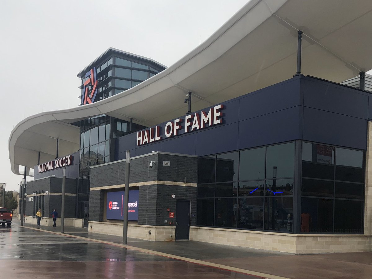 JennKeith_1480's tweet photo. #ThanksToSoccer I was able to experience a private tour of the Hall of Fame today. Excited to see more @NashvilleSC items next time! Let’s get a scarf on the wall! https://t.co/0dpuFdYhKT