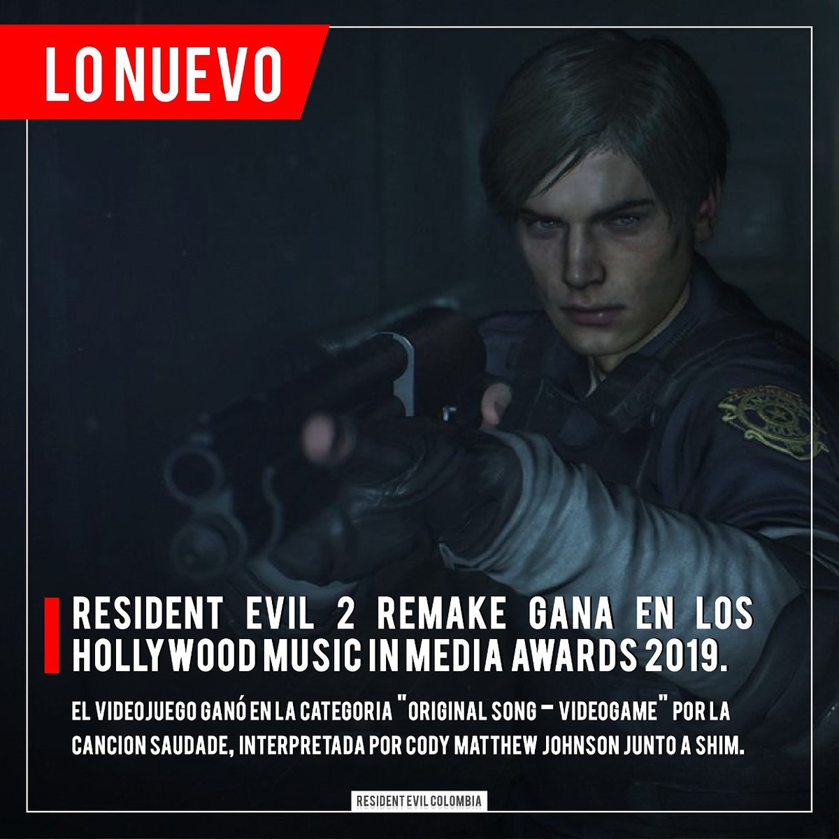 ReEvilColombia's tweet photo. El pasado 20 de noviembre se celebró el Avalon Hollywood de Los Ángeles la entrega de la 10ª edición de los premios Hollywood Music in Media Awards y Resident Evil 2 Remake se llevó un galardón a casa.
#ResidentEvil #residentevil2remake #HMIMA https://t.co/GwoVTJjNUL