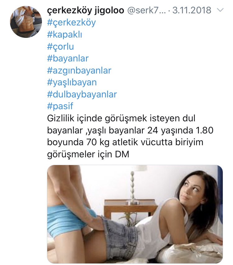 çerkezköy jigoloo (@serk7780) on Twitter photo 