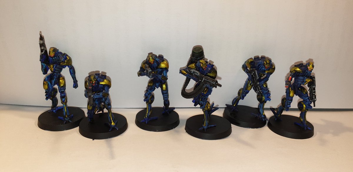 So actually finished all of my #Dakinitacbot s! #Infinitythegame #Lifeofawargamer #Aleph