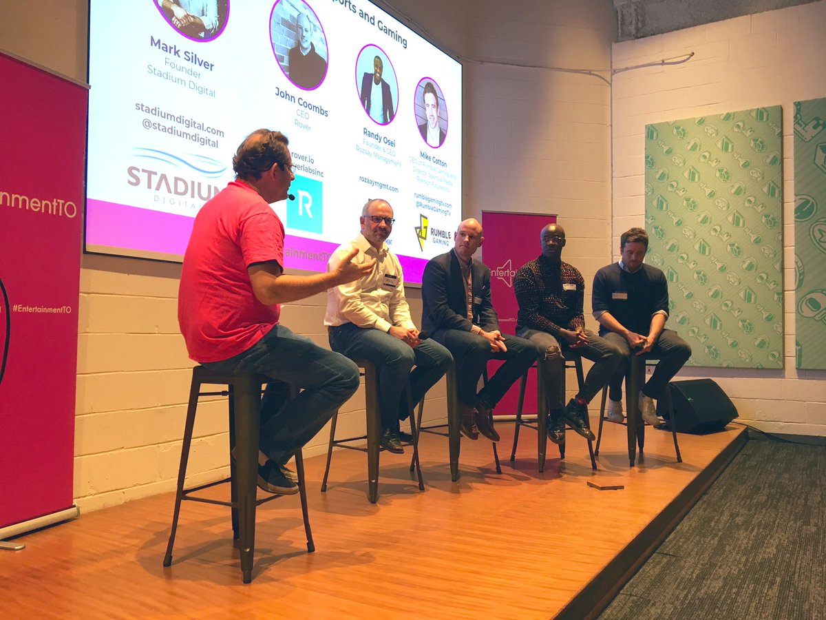 stadiumdigital's tweet photo. @Entertain_TO @TechTorontoOrg  thanks for including our founder @slivatola to discuss the challenges and opportunities facing sports properties with #sportstech.

Thanks to the panel: @alancross @johnecoombs @RandyRozaay @RumbleGamingTV 

https://t.co/W71BtfSQGp

 #SportsBiz https://t.co/E2UiqPyPBZ