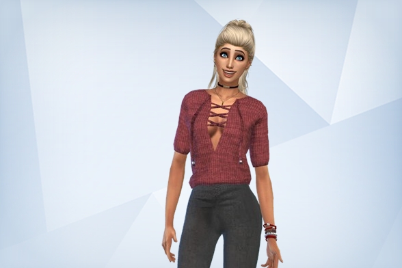 KarmaKittn_'s tweet image. Hab eine neue Simin erstellt :) Wie gefällt sie euch? #sims4 #newsims #youtube #smallyoutuber