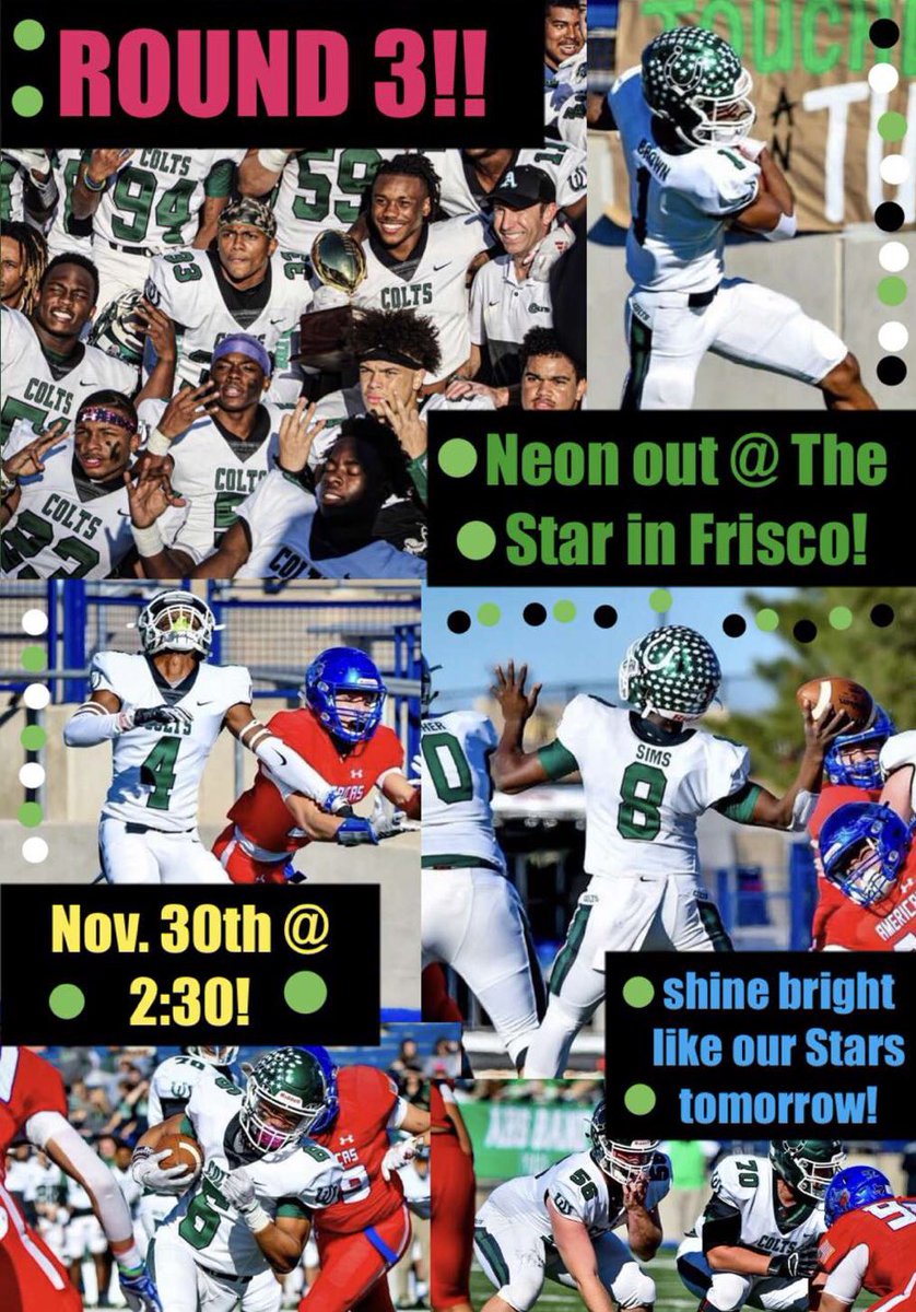 🌟🌟🌟round 3 tomorrow colts!!!! be there!!!!🌟🌟🌟