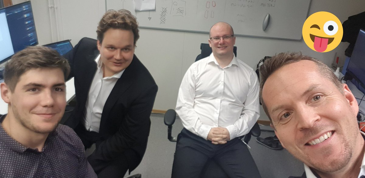 m3_mela's tweet photo. Great Friday! Celebrating launch of new solution and initial customer delivery for airports + some positive news from France. Thanks guys for good work! #greatteam #roadai https://t.co/fnZWSrBqYy