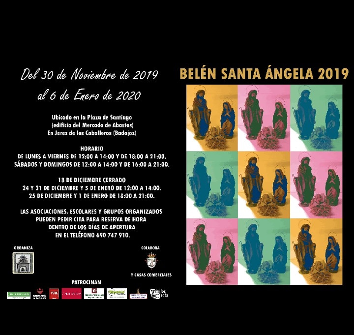 Mañana apertura del #BelenStaAngela2019 #tradiciones #belenismo #belenistas #cultura #turismo #Navidad2019 #BelenismoPatrimonioHumanidad