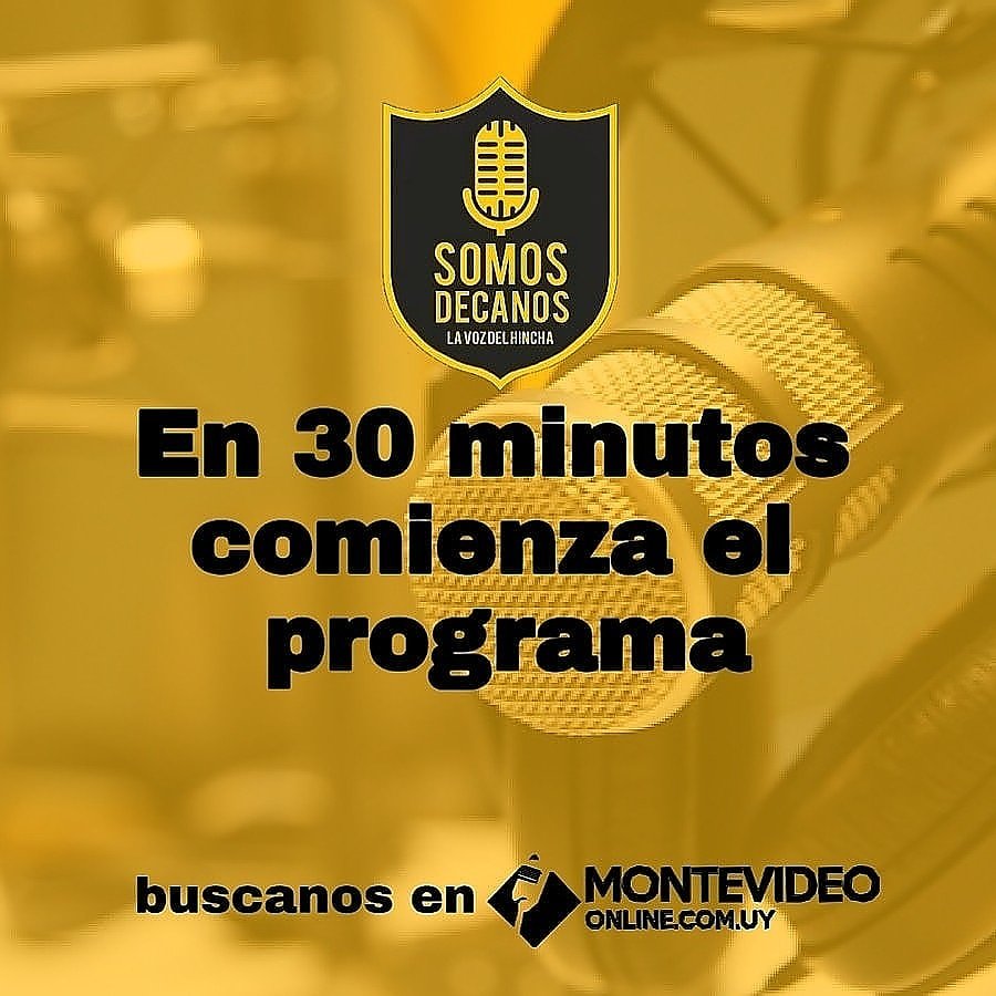 En media hora comienza #SomosDecanos por MontevideoOnline.com.uy
