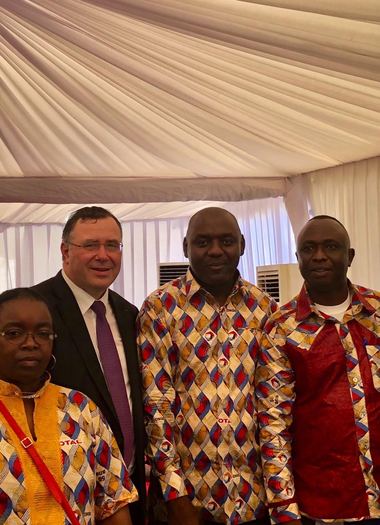 🇨🇬🎂 Heureux d’être au #Congo pour célébrer le cinquantenaire de la présence de @Total dans le pays! En 50 ans, nous aurons construit 50 plateformes offshore et 50 stations-service! Bravo et merci à tous pour cette belle fête! Total na Congo kélé mwana ya Congo!