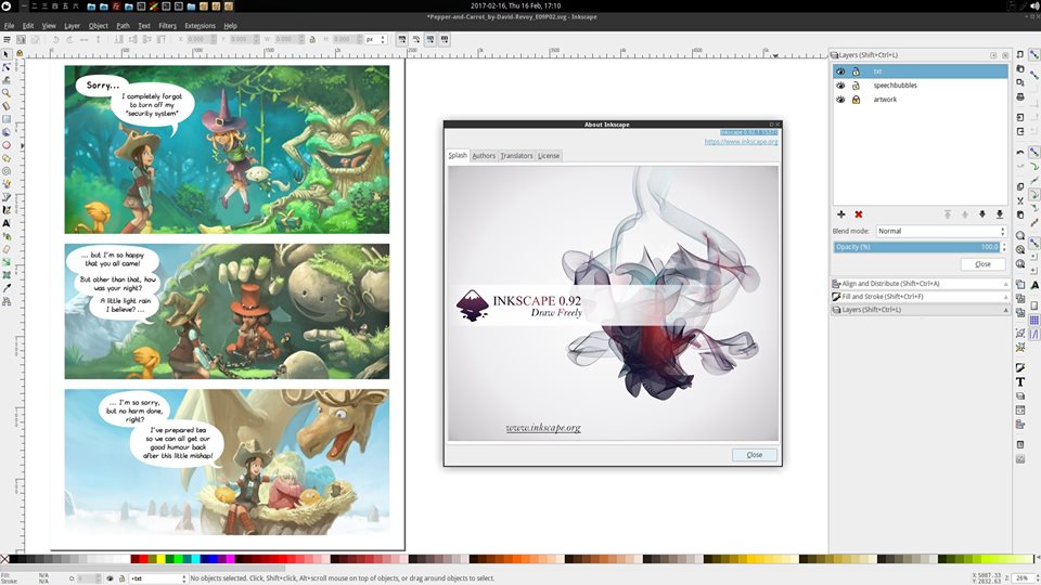 تعرف على برنامج inkscape
إنكسكيب هو محرر للرسوم المتجهيّة يخضع لرخصة جنو العمومية. هدفه المعلن أن يصبح أداة رسوميات قوية في حين يحافظ على التوافق التام مع معايير XML وSVG وCSS. وهو برنامج متعدد المنصات
#EgyptFOSS