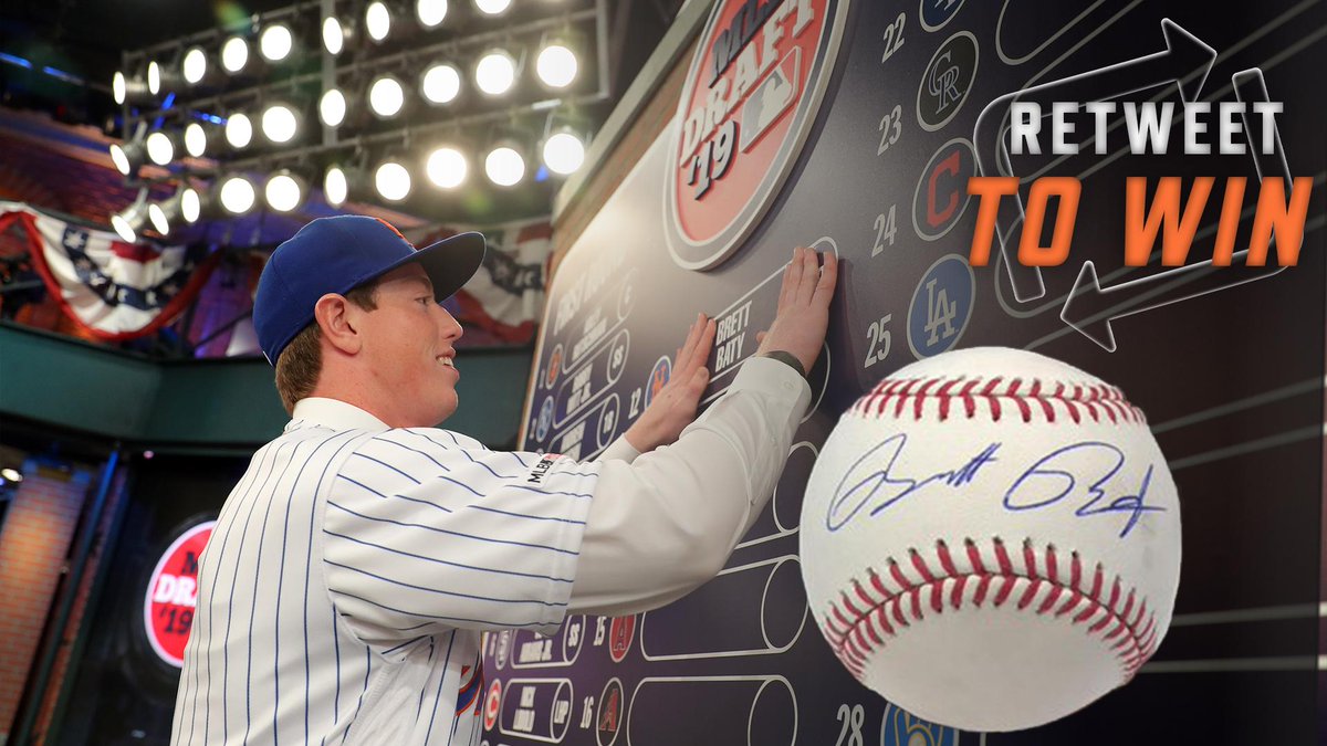 Mets Player Development (@metsplayerdev) on Twitter photo π₯ RT & FOLLOW TO WIN π₯
Retweet this and follow us for a chance to win an autographed baseball from <a href="/Mets/">New York Mets</a> 2019 first round pick, @baty_brett! π₯ RT & FOLLOW TO WIN π₯
Retweet this and follow us for a chance to win an autographed baseball from <a href="/Mets/">New York Mets</a> 2019 first round pick, @baty_brett!