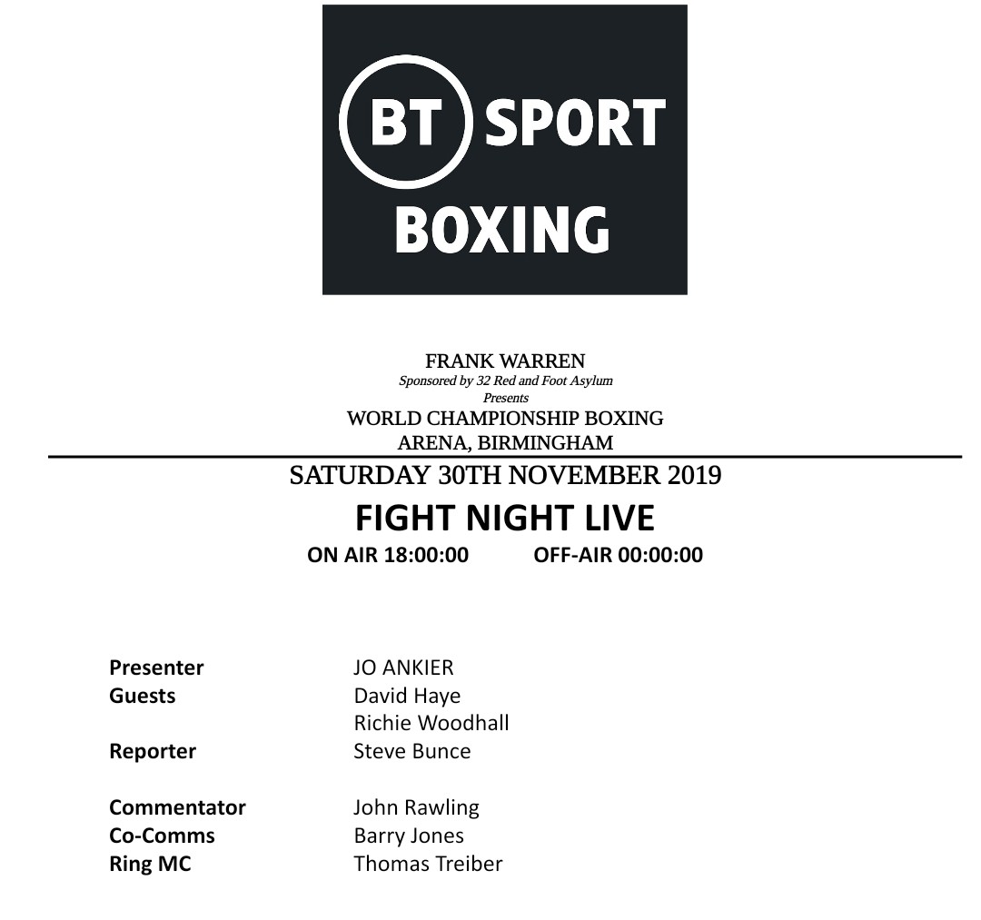 JoAnkierTV's tweet photo. Presenting a marathon night of boxing tomorrow on @btsport! Girl's logistics are pretty interesting when presenting a 6hour live show! #shoeissues #bathroomissues! π https://t.co/A9HJpHbt0e