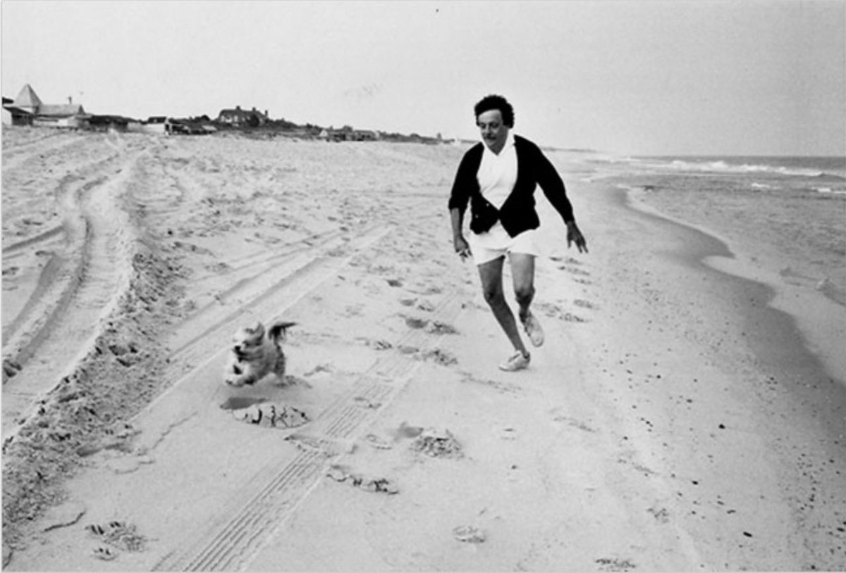 Bonus round: Kurt Vonnegut and his little doggie.