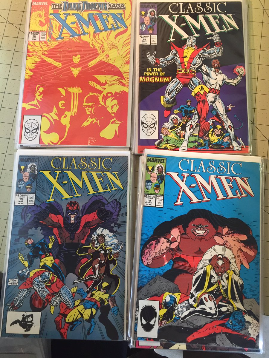 baddeacon's tweet image. A classic collection of X-Men comics is t complete without Classic X-Men. #XMen #SortingComics