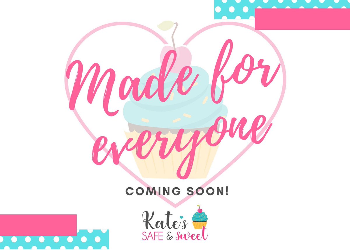 KatesSafeSweet's tweet image. Our mixes were made for everyone including people with food allergies, celiac disease, food sensitivities or special dietary preferences. We can’t wait to share them with you soon! #foodallergies #celiacdisease #dyefree #dairyfree #glutenfree #allergyfriendly