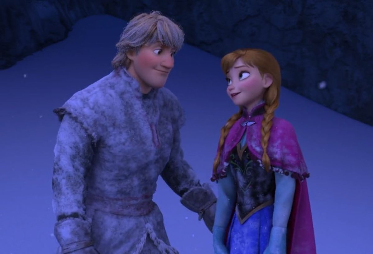 I FEEL SO GUILTY. "Love is an open door" guy is holding it down in the kingdom, handing out capes and hot chocolate, defending Anna from Sir Capitalist, and I'm shipping her with another guy! I'm the worst. But it's the movie's fault too!!  #Frozen  