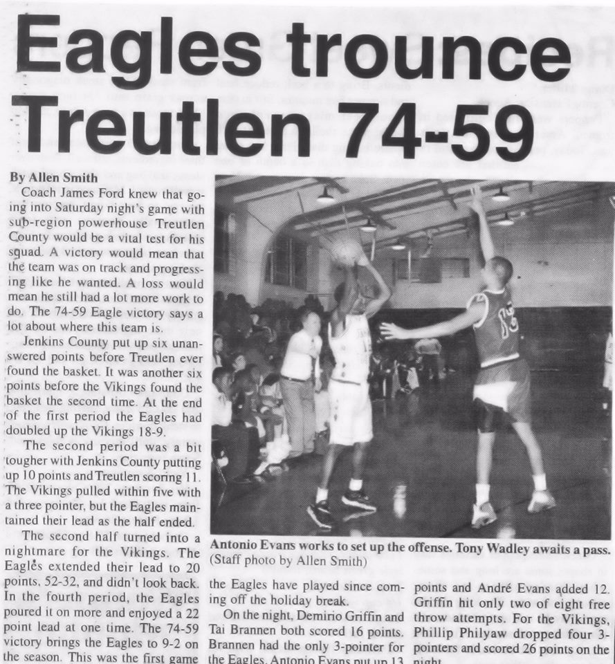 Jenkins County Basketball on Twitter "Eagles Trounce Treutlen under